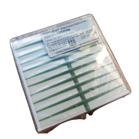 Profilés en cire crochet différents formes 200 pcs - TOPDENT