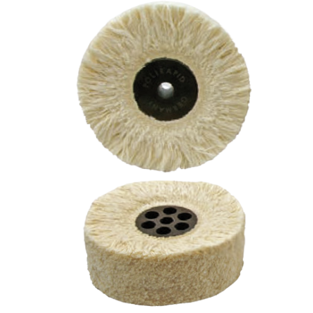 Brosse (VADROUILLES) - fil de coton MUK pour une brillance exceptionnelle - POLIRAPID