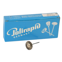 Brosse miniature MBH 62 (HP) fil en acier 6 pcs- POLIRAPID