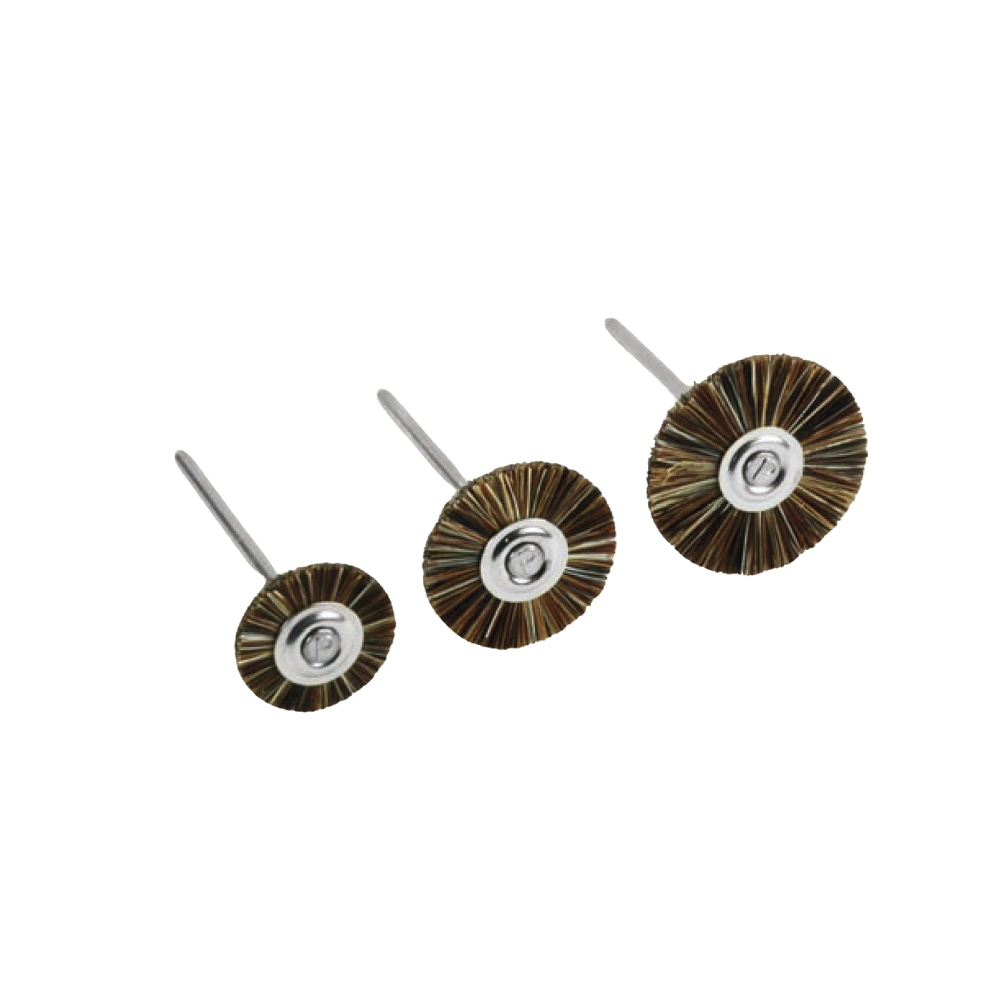 Brosses miniatures montés (HP) MBH 15 / 12 pcs - POLIRAPID