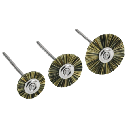 Brosses miniatures, poils Chungking très rigides MBH 14 6 pcs- POLIRAPID