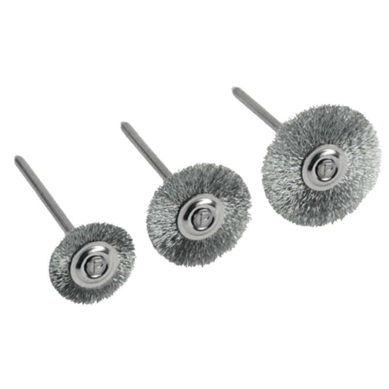 Brosses miniatures avec fil en acier galvanisé MBH 6 pcs - POLIRAPID Brosses miniatures avec fil en acier galvanisé MBH 6 pcs - POLIRAPID