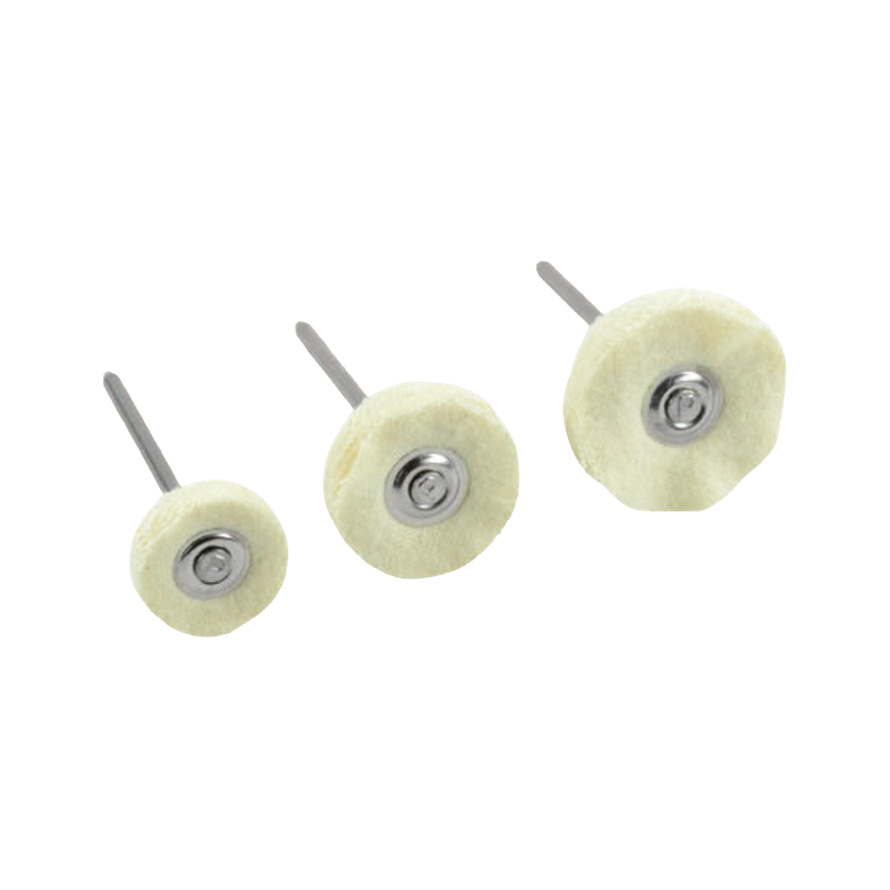 Brosses en flanelle MBH 6 pcs - POLIRAPID