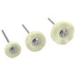 Brosses en flanelle MBH 6 pcs - POLIRAPID Brosses en flanelle MBH 6 pcs - POLIRAPID