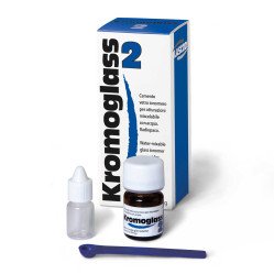 Kromoglass 2 Ciment verre ionomère miscible à l’eau - LASCOD