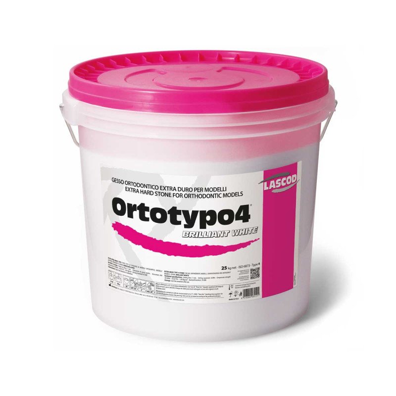 Plâtre extra dur type 4 Ortotypo 4 Seau de 25 kg - LASCOD