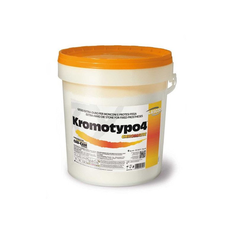 Plâtre chromatique CAD-CAM (jaune - rose - jaune) extra dur type 4 / Kromotypo4 - LASCOD