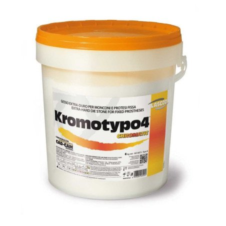 Plâtre chromatique CAD-CAM (jaune - rose - jaune) extra dur type 4 / Kromotypo4 - LASCOD
