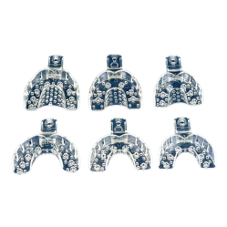 Porte-empreinte en plastique autoclavable MIRATRAY 140° 6 pcs - HAGER & WERKEN