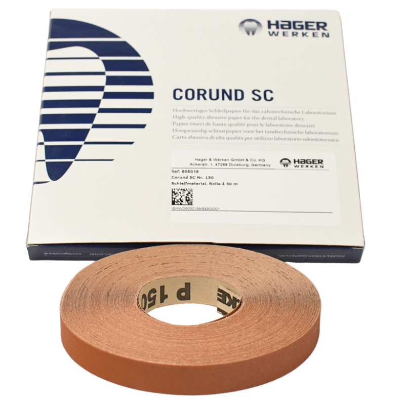 Papier de verre abrasif dentaire Corund SC corund- HAGER & WERKEN