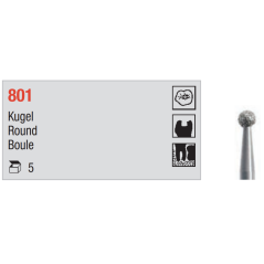 Fraises diamantés FGXL 801 5 pcs - EDENTA