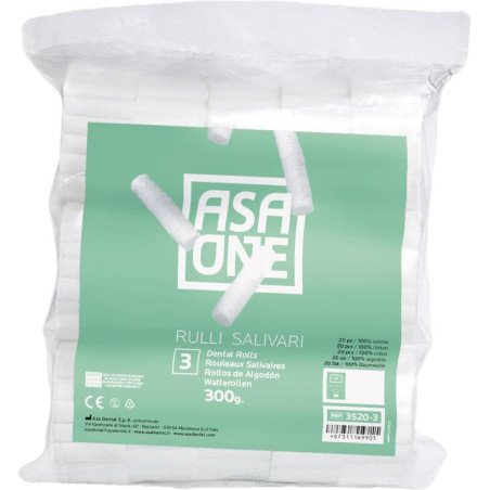 Rouleaux salivaires pack 300g taille 1/2/3 - ASA DENTAL