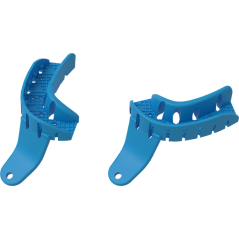 Porte empreintes partielle jetables en plastique 24 pcs - ASA DENTAL