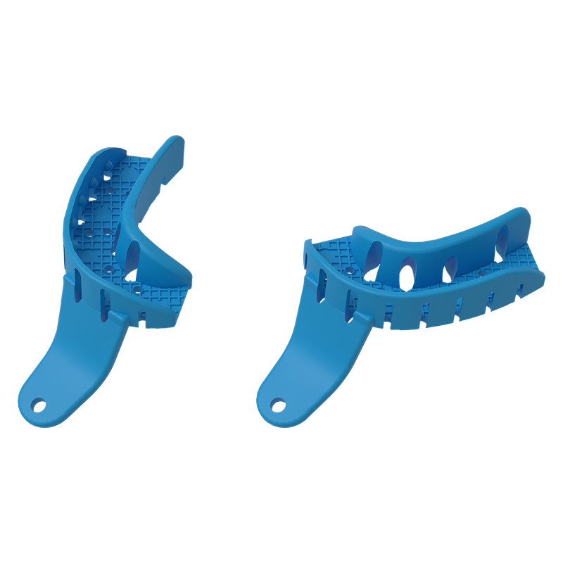 Porte empreintes partielle jetables en plastique 24 pcs - ASA DENTAL Porte empreintes partielle jetables en plastique 24 pcs - ASA DENTAL