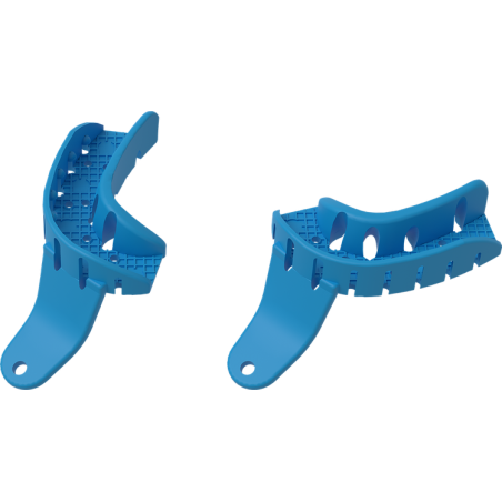 Porte empreintes partielle jetables en plastique 24 pcs - ASA DENTAL