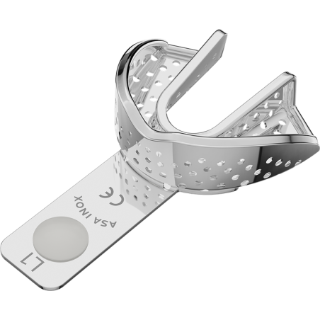 Porte empreinte perforé avec bord - ASA DENTAL