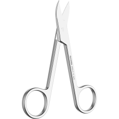 Ciseaux à couronnes droit - courbes lame dentelée - ASA DENTAL