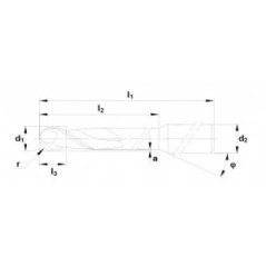 Fraise Ø 2,5 mm Z1 pour Imes- Icore©* 4030* 250i*, DCS© * cire pmma - TOOLS4CADCAM