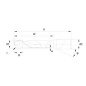 Fraise Ø 1,0 mm, tige 3,0 mm, longueur totale 40 mm, revêtement diamanté électrolytique 45° Imes-Icore ©* 4030* 250i*, DCS©* Fraise Ø 1,0 mm, tige 3,0 mm, longueur totale 40 mm, revêtement diamanté électrolytique 45° Imes-Icore ©* 4030* 250i*, DCS©*