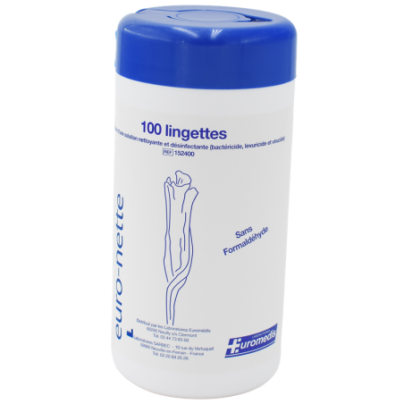 Lingettes désinfectante 100pcs - EUROMEDIS