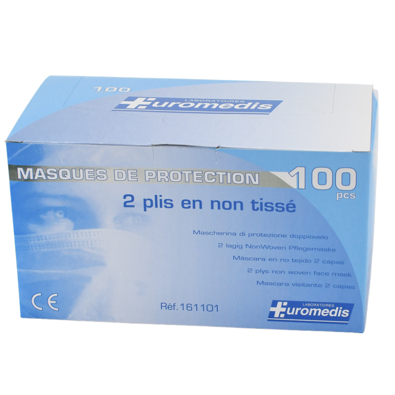 Masques médicaux très fin 100 pcs - EUROMEDIS