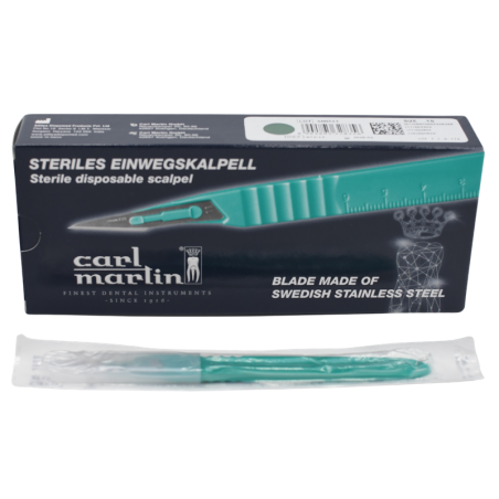 Scalpels de sécurité stériles 10 pièces - CARL MARTIN