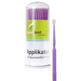 Applicateur en coton floqué 100 pièces - SMARTDENT