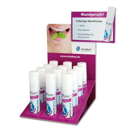 Spray contre l'halitose rafraichit l'haleine menthe 12 pcs - HAGER & WERKEN