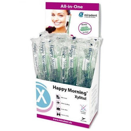 Brosses jetables Happy Morning® Xylitol 50 pcs - HAGER & WERKEN