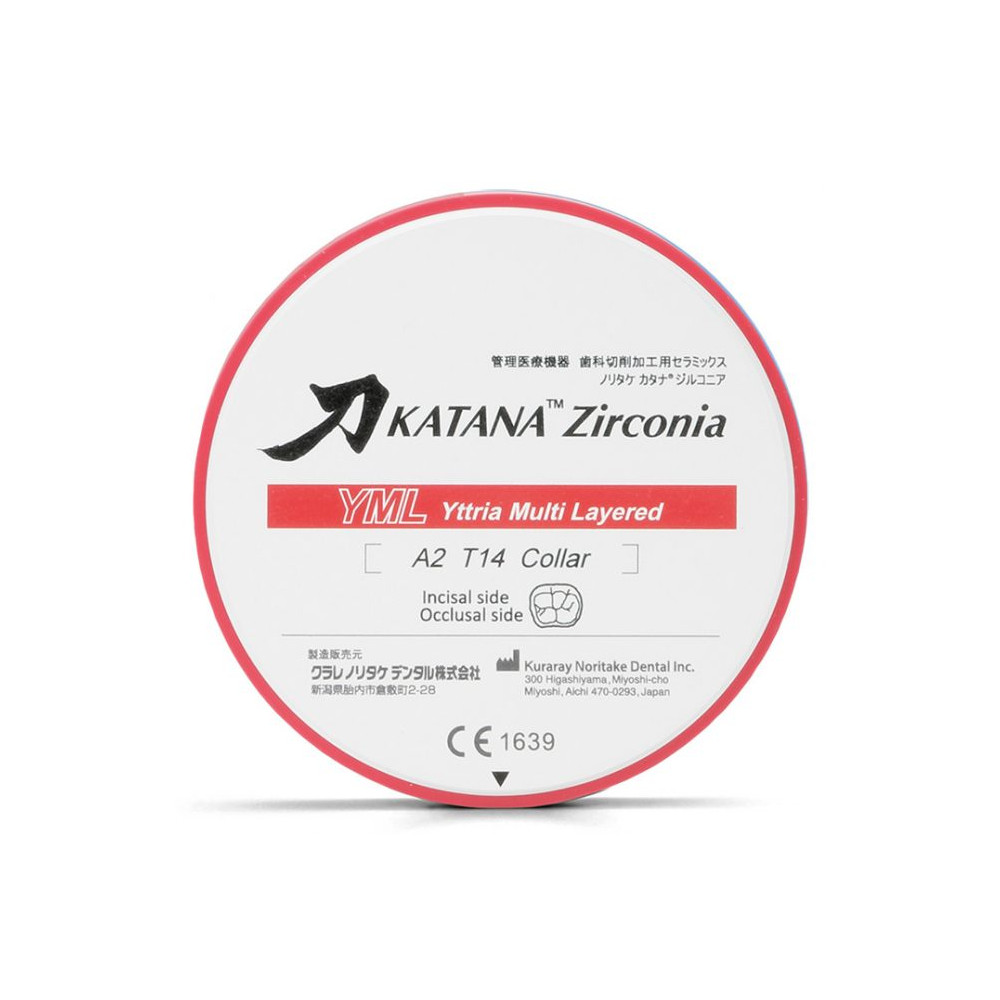 Disque zircone katana YML - KURARAY NORITAKE™