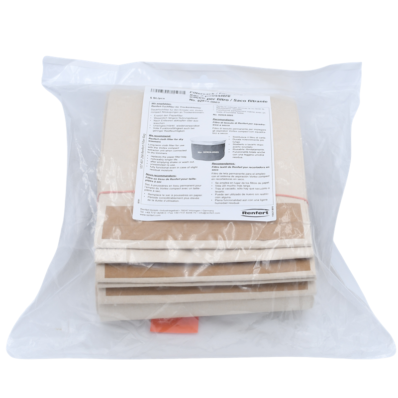 Sac à poussière Vortex Compact 5 pcs - RENFERT