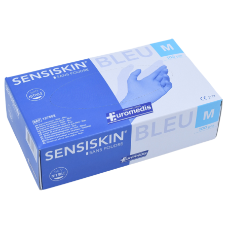 Gants pour cabinet dentaire en nitrile sans poudre - EUROMEDIS