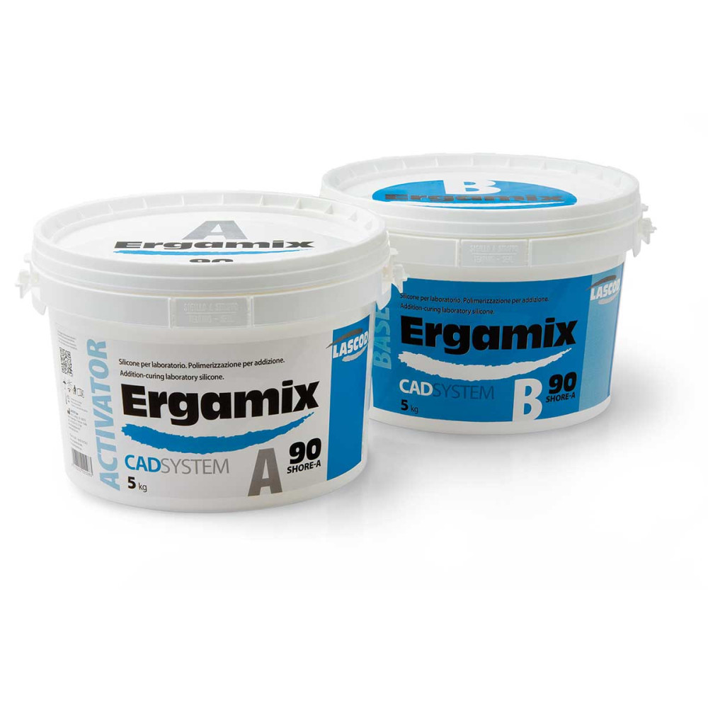 Silicone par addition Ergamix 90 Sha A+B  10 kg - LASCOD