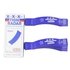 Papier à articuler 40 micron bleu et rouge - NORDIN