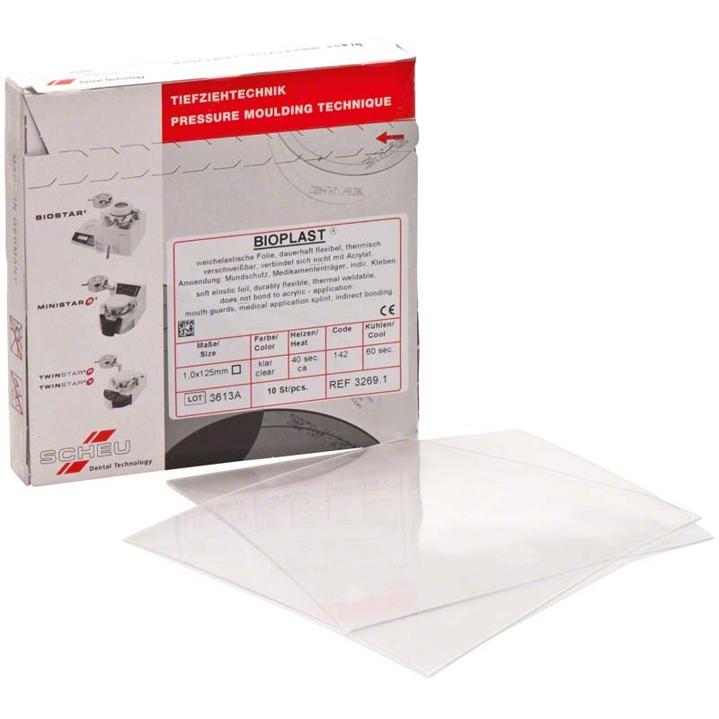 Plaques BIOPLAST® carre 125 x 125mm - SCHEU