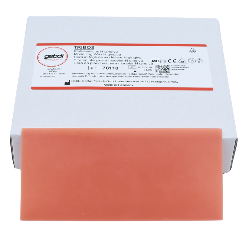 Tribos cire en plaques H gingiva - GEBDI Tribos cire en plaques H gingiva - GEBDI
