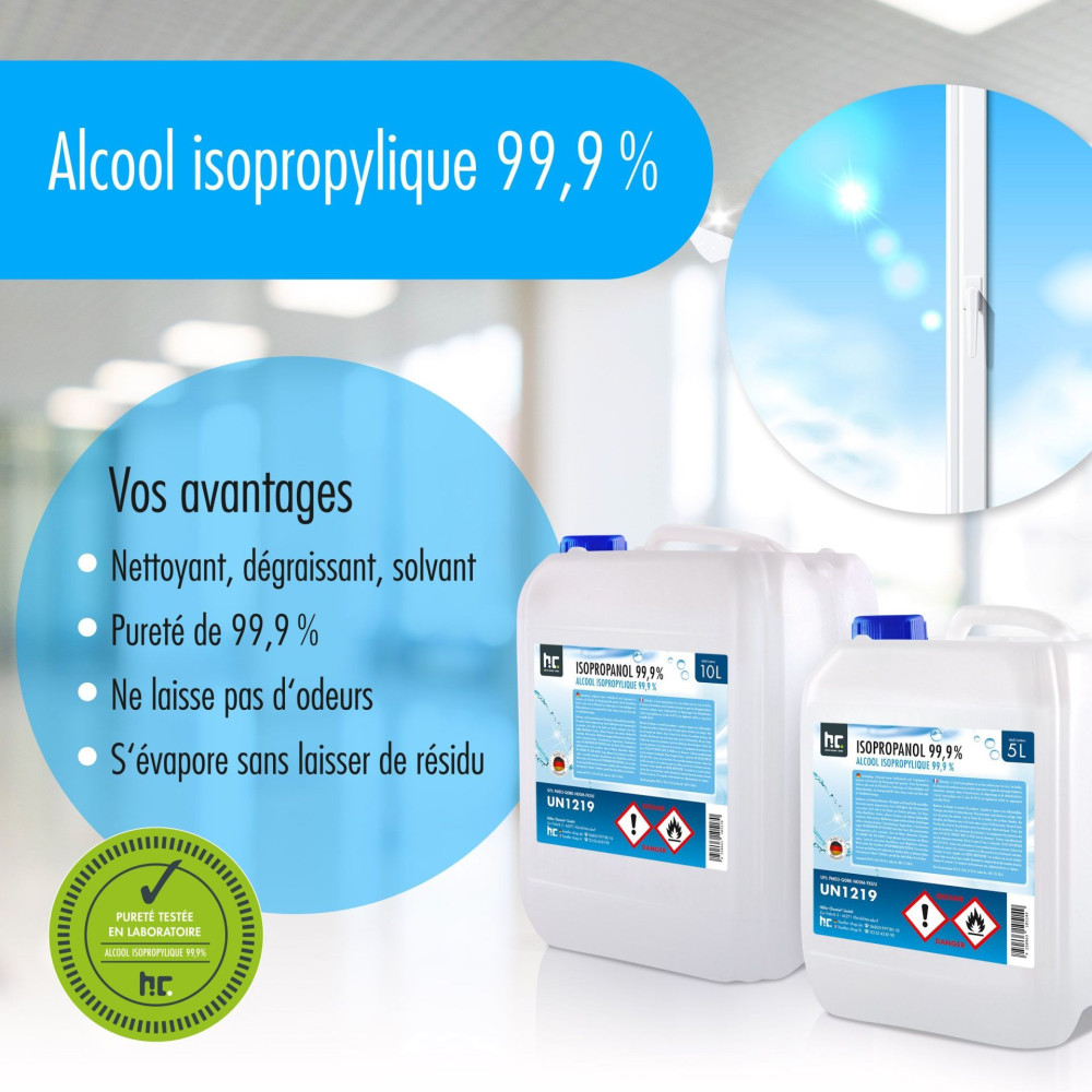 Alcool isopropylique 99,9 %  en bidon - Höfer Chemie