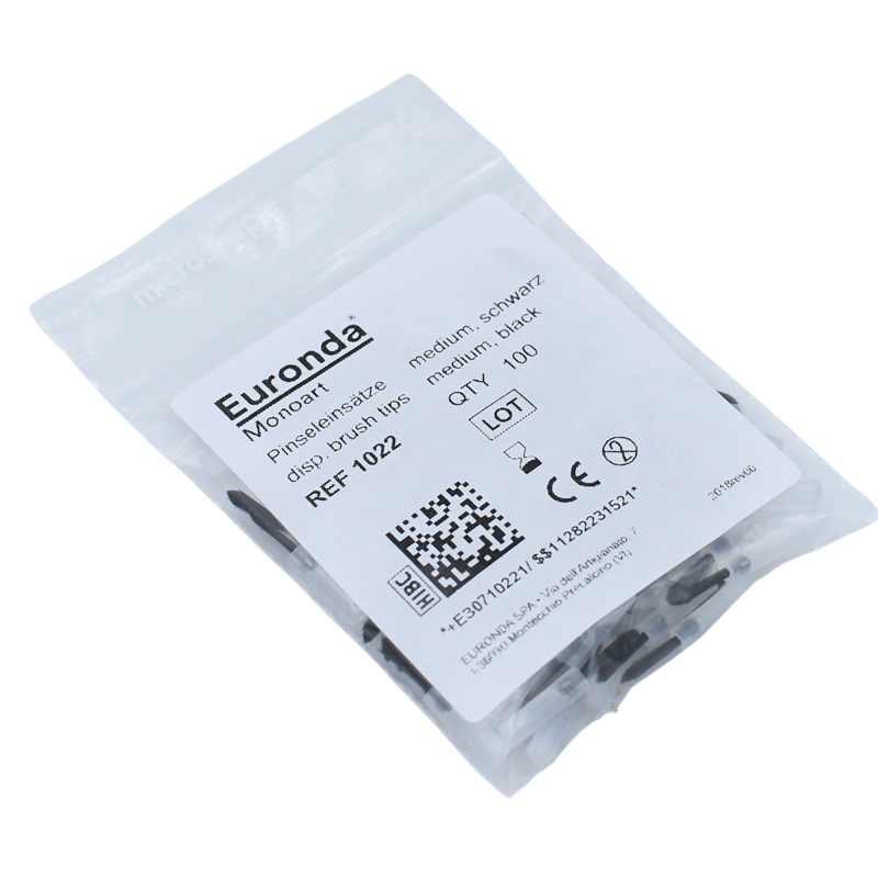 Inserts de brosse pour manches d'application (jetables) 100pcs - EURONDA Inserts de brosse pour manches d'application (jetables) 100pcs - EURONDA