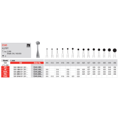Fraise chirurgicale HM C141 3 pcs - EDENTA