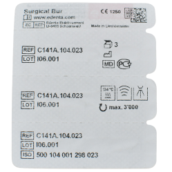 Fraise chirurgicale HM C141A 3 pcs- Edenta