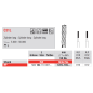 Fraise en carbure de tungstène C31L / 5 pcs - Edenta