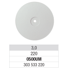 Polissoir universel Exa Intrapol pour les résines acryliques et le plâtre 12 pcs- EDENTA