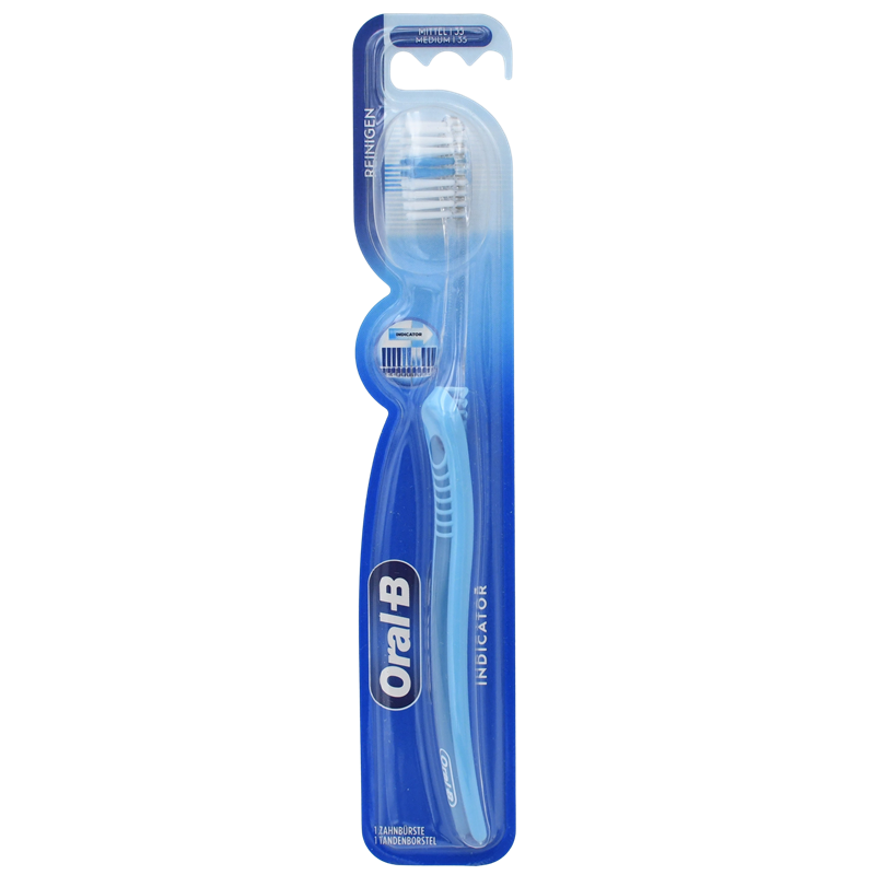 Brosse à dents avec indicateur couleurs - ORAL B