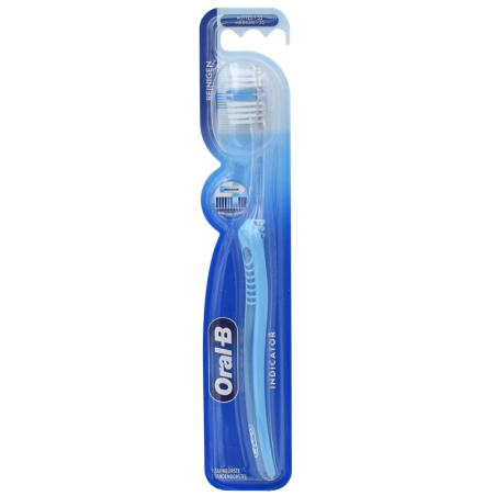 Brosse à dents avec indicateur couleurs - ORAL B