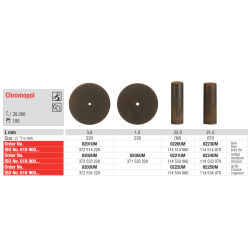 Polissoire pour alliages non precieux et Chrome Cobalt Chromopol - EDENTA