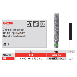 Fraise tungstène diamanté KR - EDENTA