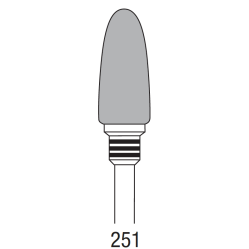 Fraise en carbure pour plâtre 51 - Edenta