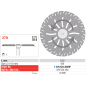 Disque diamant à sectionner / tronçonner 378 - EDENTA