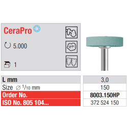Polissoir CeraPro très efficace - EDENTA