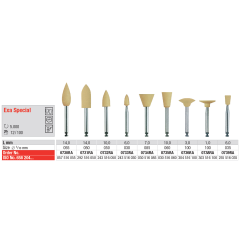 Polissoirs pour composite Exa Special 6 pcs - EDENTA